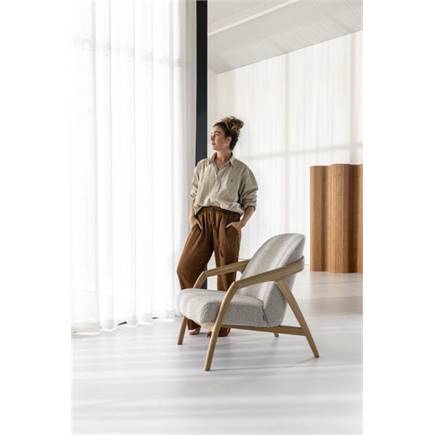XOOON eik naturel gestoffeerd in stof Brioni