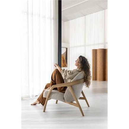 XOOON eik naturel gestoffeerd in stof Brioni
