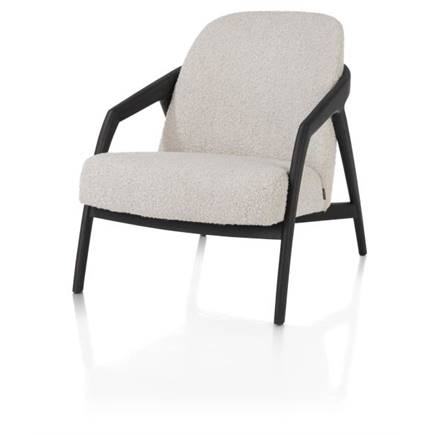 XOOON eik antraciet gestoffeerd zit in stof Brioni