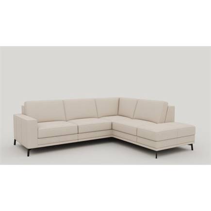 XOOON 2.5-zits links - big rechts - arm 1 - poot 13 cm. - pocket - Livigno Creme