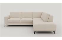 XOOON DENVER ottomane 2.5-zits links - big rechts - arm 1 - poot 13 cm. - pocket - Livigno Creme