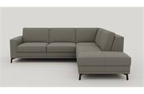 XOOON DENVER ottomane 2.5-zits links - big rechts - arm 1 - poot 13 cm. - pocket - Livigno Grijs