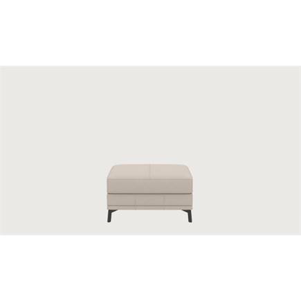 XOOON /hocker 80 x 60 cm. - poot 13 cm. - livigno Creme