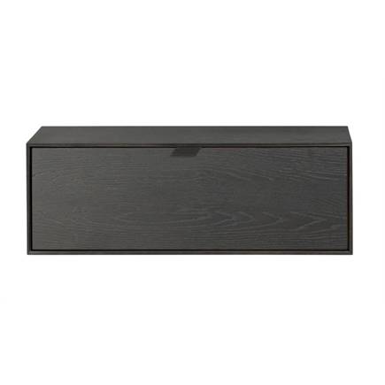 XOOON box 30 x 90 cm. - hang + klep Onyx