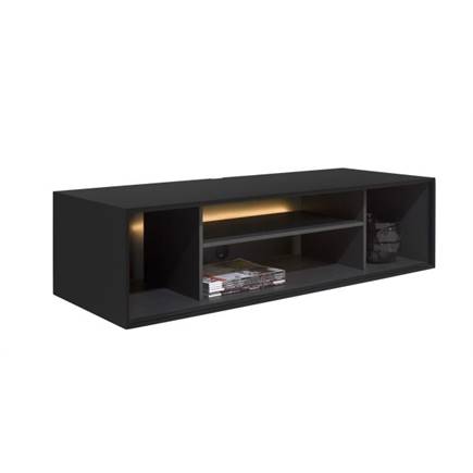 XOOON box 30 x 120 cm. + legplank - lak - hang + 4-niches + led