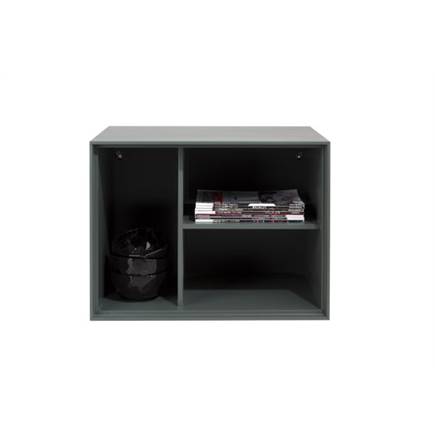 XOOON box 45 x 60 cm. - lak - hang + 3-niches + led Groen