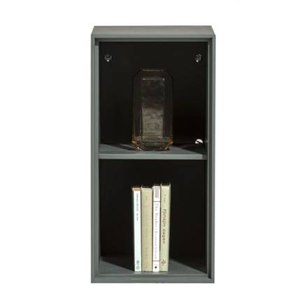 XOOON box 60 x 30 cm. - lak - hang + 2-niches + led