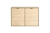 XOOON box 60 x 90 cm. - hang + 2-deuren Natural tv meubel