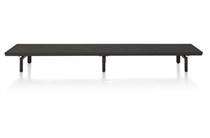 XOOON platform 220 cm. incl. 3 metalen poten tv meubel