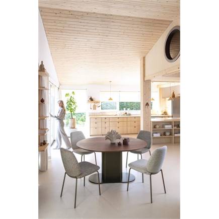 XOOON 4-pootjes steelbrown - stof Bellini Koper