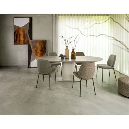 XOOON 4-pootjes steelbrown - stof Bellini Koper