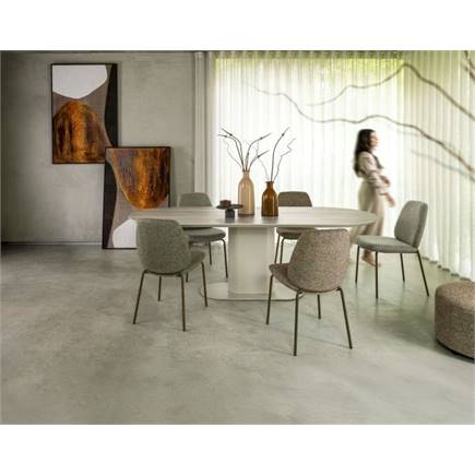 XOOON 4-pootjes steelbrown - stof Bellini Koper