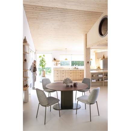 XOOON 4-pootjes steelbrown - stof Bellini Koper