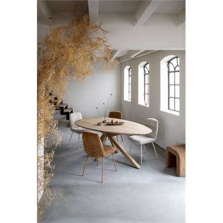 XOOON frame is tone in tone - stof Cadiz Koper
