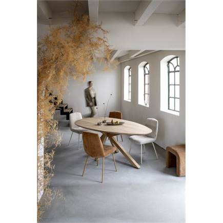 XOOON frame is tone in tone - stof Cadiz Koper
