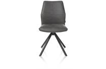 XOOON FRANKY eetkamerstoel vast frame - greep - pocket - Taurus Off Black