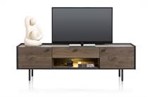XOOON lowboard 200 cm - 2-deuren + 1-lade + 1-niche (+ LED) tv meubel