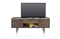 XOOON FRESNO tv meubel lowboard 160 cm - 2-deuren + 1-lade + 1-niche (+ LED)
