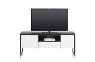 XOOON GLASGOW tv meubel lowboard 150 cm - 2-deuren + 1-lade + 1-niche (+ LED)
