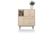 XOOON HELSINKI bergkast 5-deuren + 1-lade + 1-niche (+ LED)