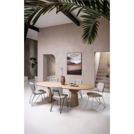 XOOON pocketvering - frame in RAL 7044 - silk grey + stof Luton