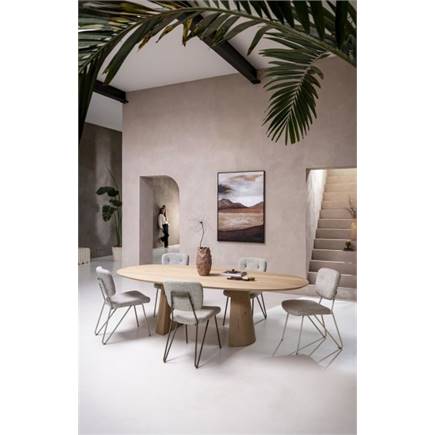 XOOON pocketvering - frame in RAL 7044 - silk grey + stof Luton