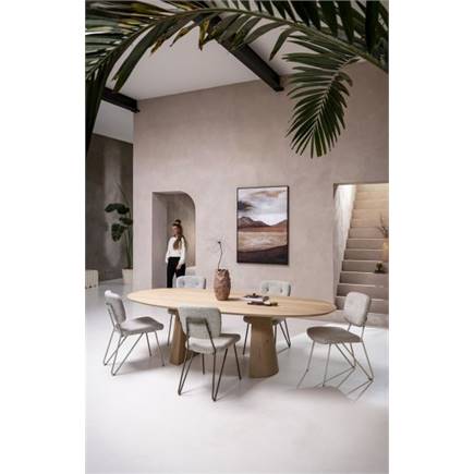 XOOON pocketvering - frame in RAL 7044 - silk grey + stof Luton