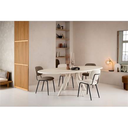 XOOON steelbrown - stof Cloudy Beige