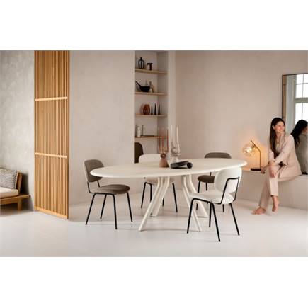 XOOON steelbrown - stof Cloudy Beige