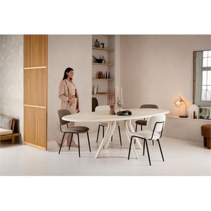 XOOON steelbrown - stof Cloudy Olijf