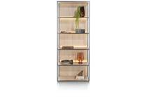 XOOON LINDFIELD bergkast boekenkast 80 cm. - 5-niches (+ LED)