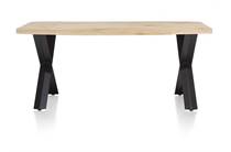 XOOON MADDOX eetkamertafel 190 x 100 cm - hout - X-poot