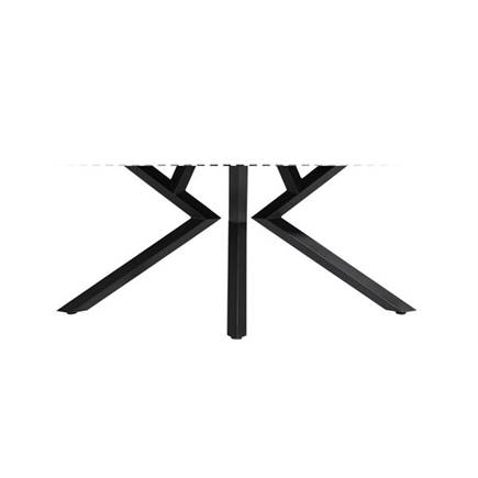 Oplossen Schrijf een brief uitsterven XOOON MASURA ronde tafel - eetkamertafel ovaal - 200 x 105 cm Antraciet -  Lubbers Wonen & Slapen