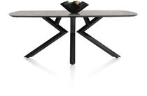 XOOON MASURA ronde tafel eetkamertafel ovaal - 200 x 105 cm Antraciet