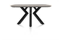 XOOON MASURA ronde tafel eetkamertafel ovaal - 150 x 105 cm Antraciet