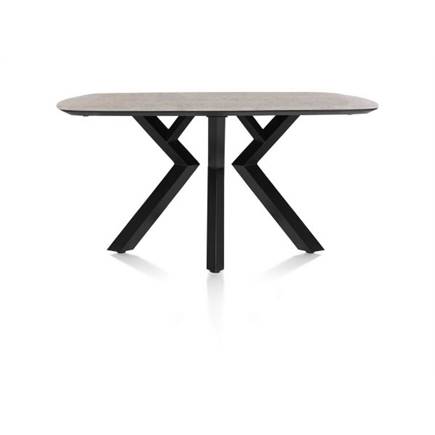 XOOON eetkamertafel ovaal - 150 x 105 cm Roest