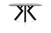 XOOON MASURA ronde tafel eetkamertafel ovaal - 150 x 105 cm Roest