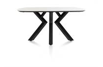 XOOON MASURA ronde tafel eetkamertafel ovaal - 150 x 105 cm Wit