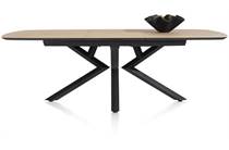 XOOON MASURA uitschuiftafel ovaal - 180 (+ 60) x 110 cm Eiken