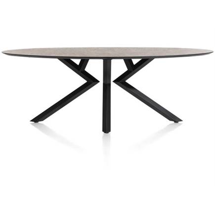 XOOON ellips - 220 x 105 cm Roest