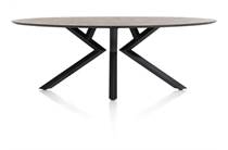 XOOON MASURA eetkamertafel ellips - 220 x 105 cm Roest