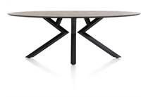 XOOON MASURA eetkamertafel ellips - 220 x 105 cm Roest