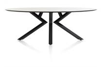 XOOON MASURA eetkamertafel ellips - 220 x 105 cm Wit