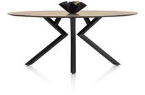 XOOON ellips - 220 x 105 cm (hoogte 92 cm) Eiken bartafel