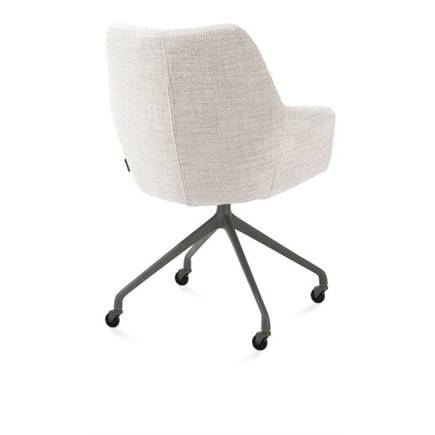 XOOON aluminium frame wielen grafiet - stof Luton crème Creme