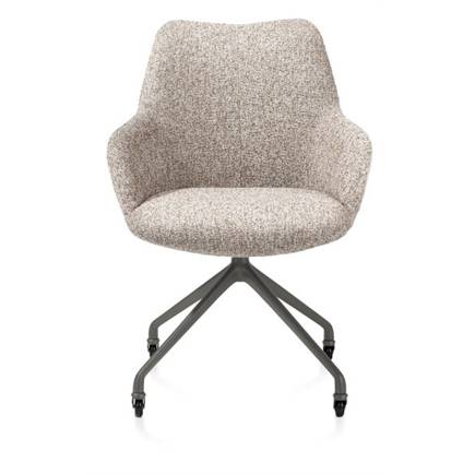 XOOON aluminium frame wielen grafiet - stof Luton crème Koper