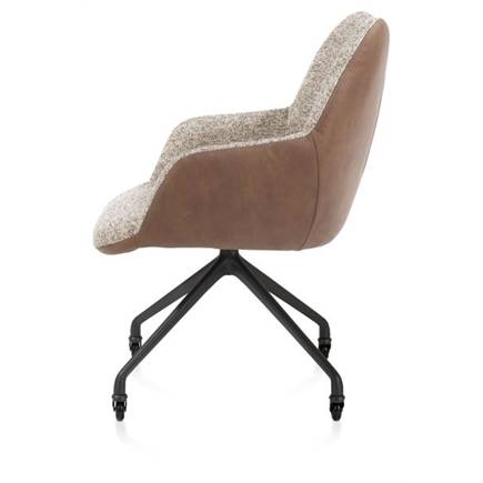 XOOON aluminium frame wielen rough off black - combi Pala cognac + Luton koper