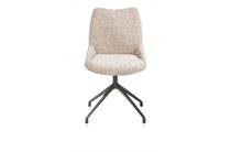 XOOON MATS eetkamerstoel draaibaar - grafiet - Luton Koper