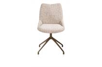 XOOON MATS eetkamerstoel draaibaar - steelbrown - Luton Koper