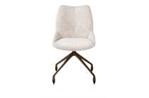 XOOON MATS eetkamerstoel wielen - steelbrown - Luton Creme